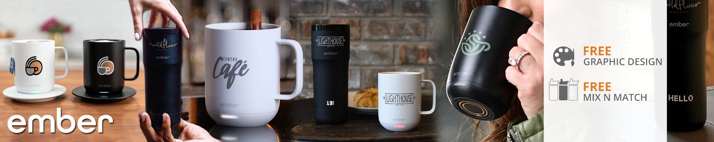 Custom Branded ember® Smart Mugs