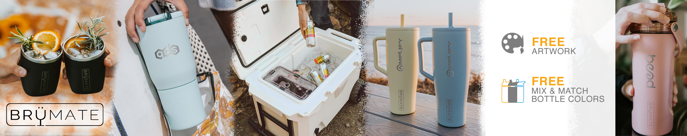 Custom BRÜMATE® Drinkware & Coolers