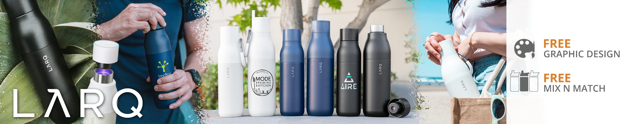 Custom LARQ Water Bottles & Self-Cleaning Bottles