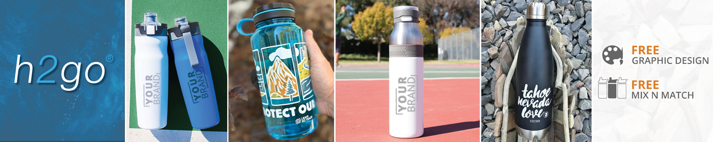 Custom h2go® Water Bottles®