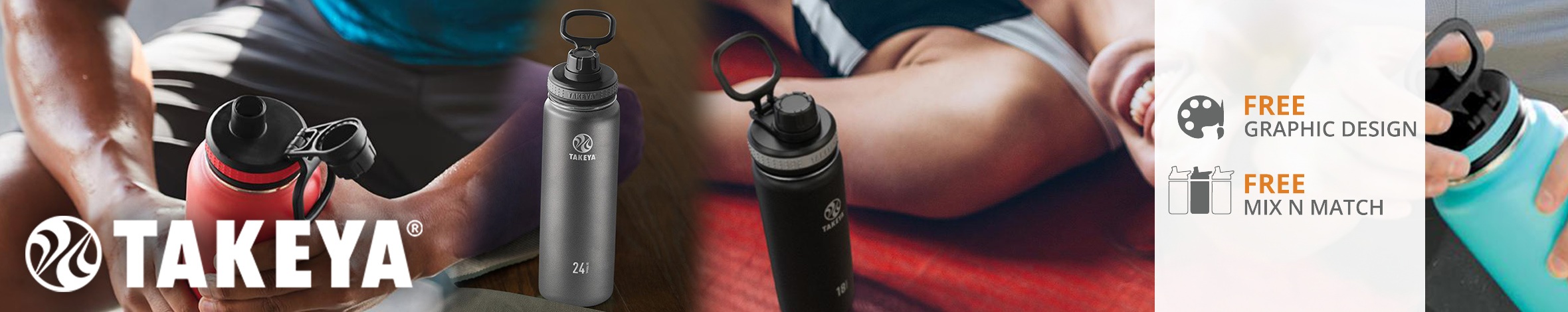 Custom Takeya® Bottles
