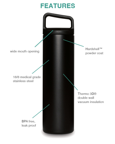 20 oz. Vacuum Insulated Wide Mouth Bottle by MiiR®