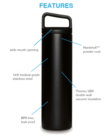20 oz. Vacuum Insulated Wide Mouth Bottle by MiiR®