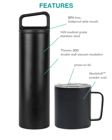 Wide Mouth Bottle & Camp Cup Gift Set by MiiR®