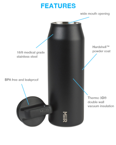 32 oz. Vacuum Insulated Wide Mouth Bottle by MiiR®
