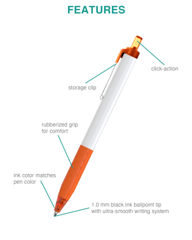 Inkjoy White Barrel by Paper Mate®