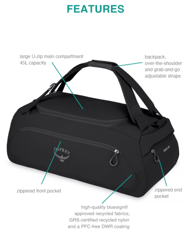Daylite Duffel 45 by Osprey®