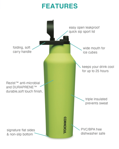 20 oz. Sport Canteen Soft Touch by CORKCICLE®