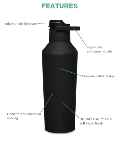 32 oz. Sport Canteen Soft Touch by CORKCICLE®