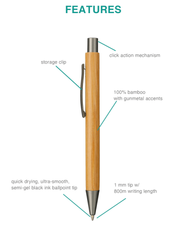 Bamboo Quick-Dry Gel Ballpoint