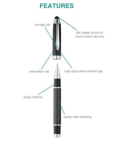 Luna Roller Ball Stylus