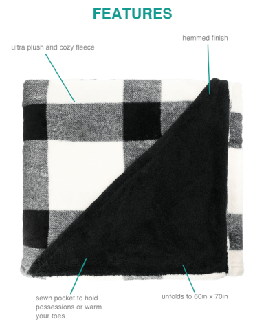 Buffalo Plaid Ultra Plush Throw Blanket