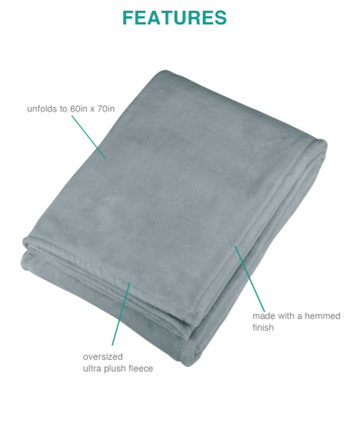 Oversized Ultra Plush Throw Blanket