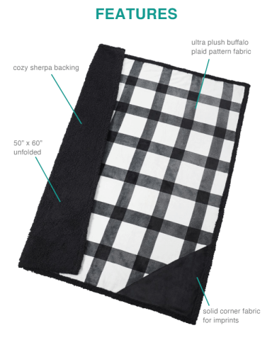 Buffalo Plaid Sherpa Blanket by Field & Co.®