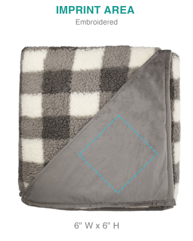 Double Sided Plaid Sherpa Blanket by Field & Co.®