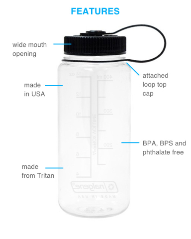 16 oz. Sustain Wide Mouth by Nalgene&reg;