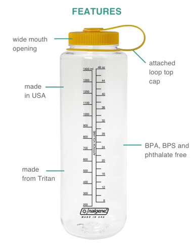 48 oz. Sustain Wide Mouth by Nalgene®