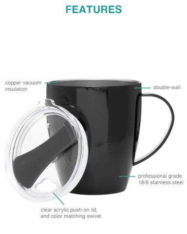 12 oz. Haus Stainless Steel Cup