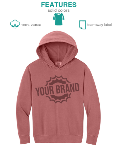 Youth Lightweight Hooded Sweatshirt by Comfort Colors®