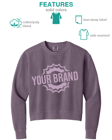 Women’s Mid-Length Crewneck Sweatshirt by Comfort Colors®