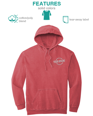Ring Spun Hooded Sweatshirt by Comfort Colors®