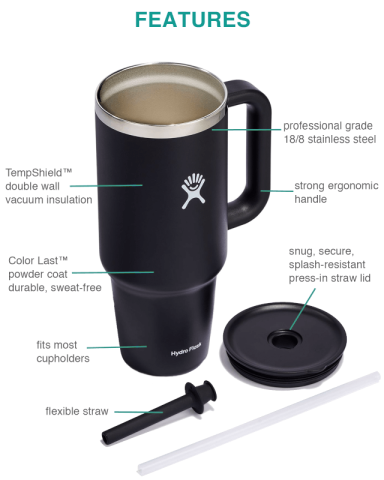 40 oz. All Around™ Travel Tumbler with Straw by Hydro Flask®
