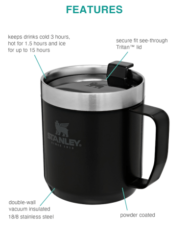 12 oz Legendary Camp Mug by Stanley