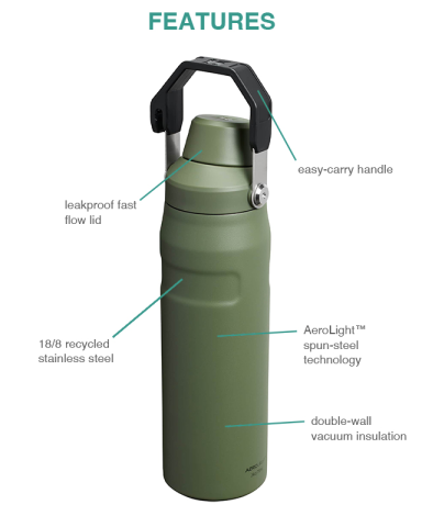 24 oz. IceFlow™ Bottle with Fast Flow Lid by Stanley®