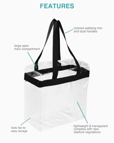 Game Day Clear Stadium Tote
