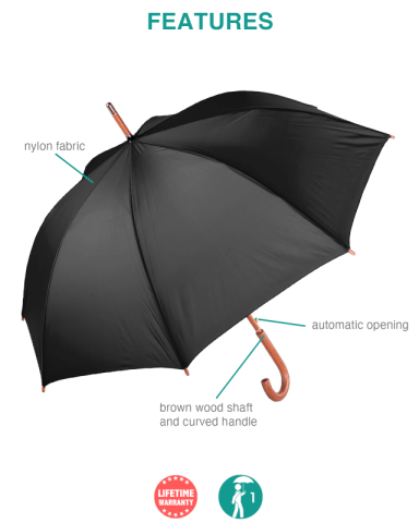 48 Inch The Hotel Umbrella by Peerless®