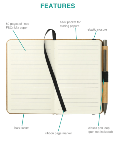 3.5 x 5.5 FSC® Mix Pocket Bound by JournalBook®