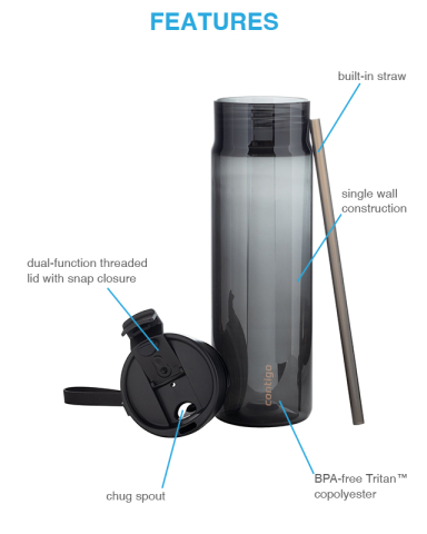28 oz. DualSip™ Plastic Bottle by Contigo®