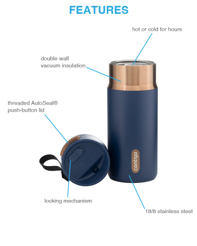 16 oz. AutoSeal™ Bottle by Contigo®