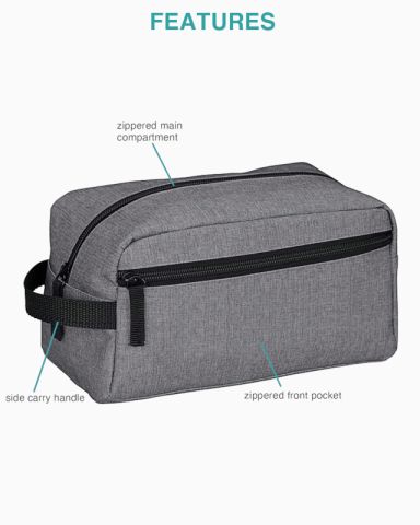Graphite Travel Pouch