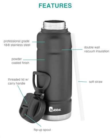 40 oz. Trailblazer Straw by Bubba®