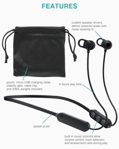 Jib Plus Bluetooth® Earbuds by Skullcandy®