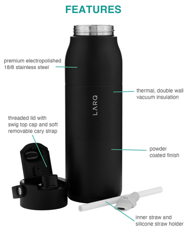 34 oz. Swig Top Bottle by LARQ®