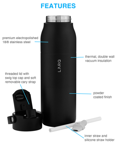 34 oz. Swig Top Bottle by LARQ®
