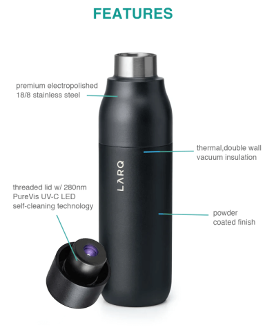 17 oz. Purevis Bottle by LARQ®