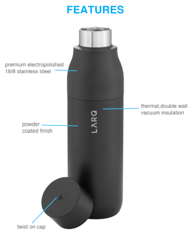 17 oz. Twist Top Bottle by LARQ®