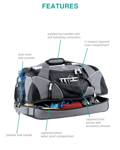 24 inch Crunk Cross Sport Duffel Bag by High Sierra®