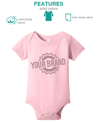 Infant Jersey Short Sleeve One Piece by BELLA+CANVAS®