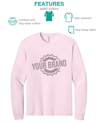6 oz. Unisex Heavyweight Long Sleeve Tee by BELLA+CANVAS®