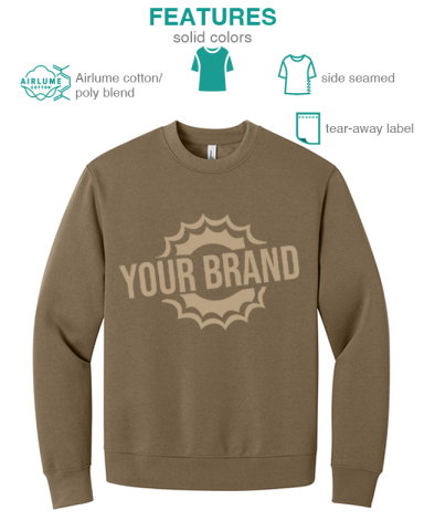 10 oz. Unisex Heavyweight Crewneck Sweatshirt by BELLA+CANVAS®