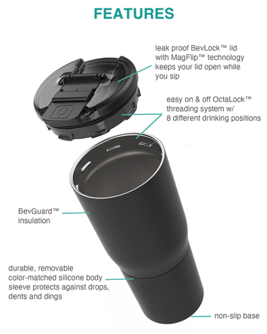 25 oz. Nav Tumbler by BRÜMATE®