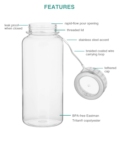 33.8 oz. Canter by h2go®
