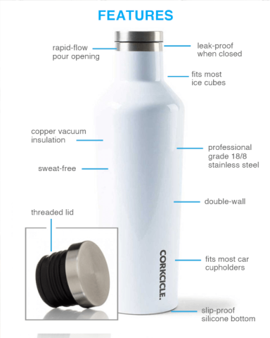 16 oz. Canteen Bottle by CORKCICLE®