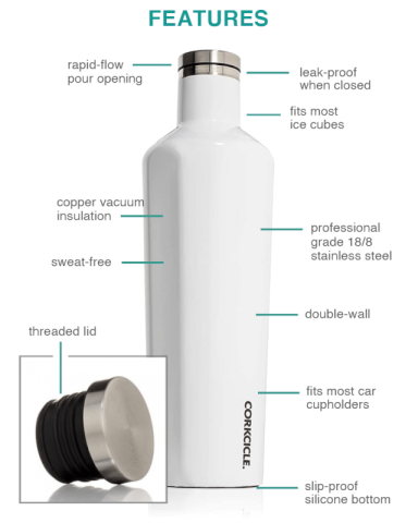 25 oz. Canteen Bottle by CORKCICLE®