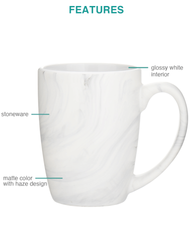 10 oz. Contour Mug - Haze