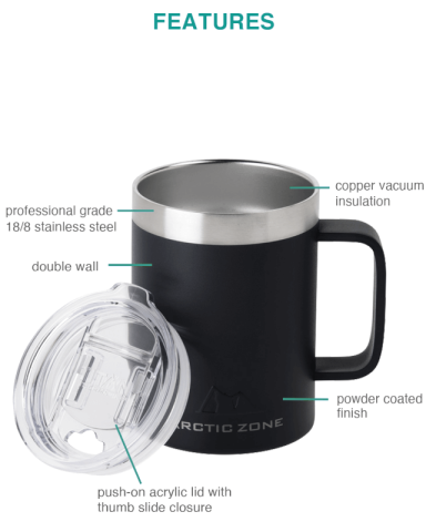 14 oz. Titan Thermal HP® Copper Mug by Arctic Zone®